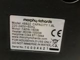 a close up of the label on the back of a machine
