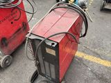 many different types of welding equipment in a parking lot