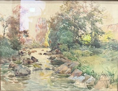 Paul LIPPE (1866-1926) Le ruisseau