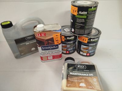Lot de 6 - WOCA STARWAX KALITT - Cet ensemble comprend diver…
