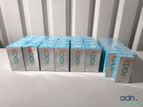 six boxes of condoms sitting on top of a white table