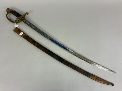 a pair of swords, one of which has been cut in half and the other one has a sword on