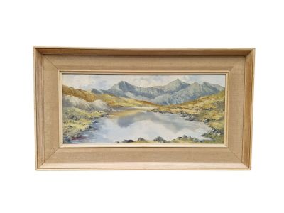 Charles WYATT WARREN (1908-1993), "Vue d'un lac de montagne"…