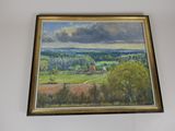a picture of a painting hanging on the wall