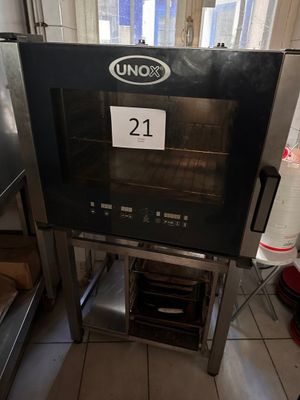 four électrique mixte UNOX Cheflux 5 niveaux GN 1/1, 76 x … - Photo 1