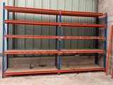 a shelf that has a lot of shelves on it