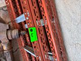 a green sticker on the side of a fire hydrant