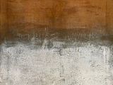 an image of a painting of a brown and white square