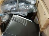 a box full of electronics and other items that are in it