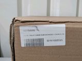 a box with a label on it sitting on a table