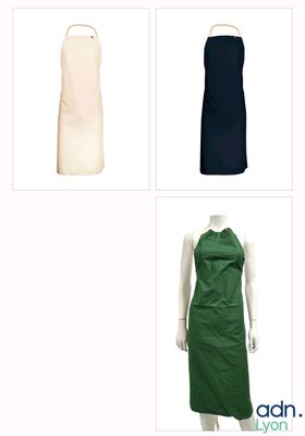 quatre styles différents de tabliers sur un mannequin, un mannequin, un mannequin, un mannequin, un mannequin, un mannequin, un mannequin, un mannequin