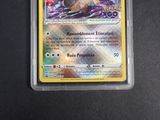 a close up of a pokemon card on a table