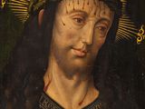 an image of a painting of a man with a crown of thorns on his head
