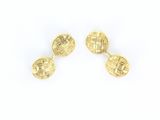une paire de boutons de manchette en or jaune