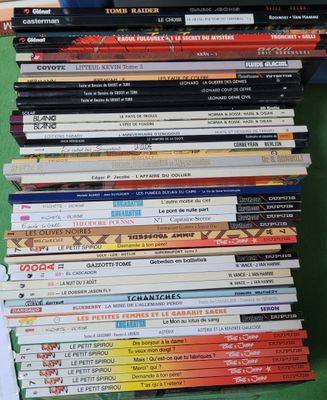 [BD] Lot de 44 BD diverses, dont "Gaston Fou de Bus", édité … - Photo 1