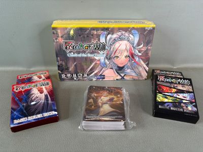 a box of cards and a box of cards on a table