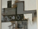 a picture of a painting on the wall of a room
