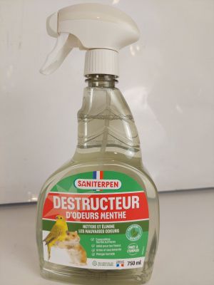 une bouteille de « Destructeur » sur laquelle figure un oiseau