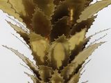 an image of a gold pineapple vase on a white background