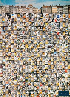 une image représentant un collage de photos de personnes et de bâtiments