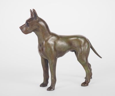 Sujet début XXème, " Dogue allemand". - Photo 1