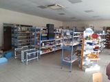 a room filled with shelves and shelves filled with various items