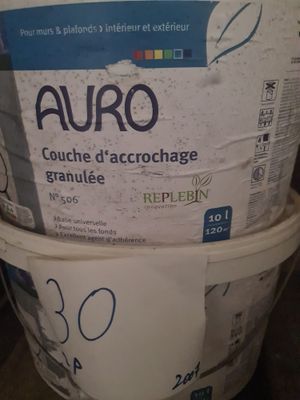 Lot de 2 seaux de couche d’accrochage granulée AURO – 10 L