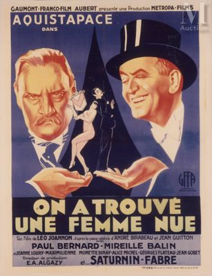 on a trouve une femme ne - french movie poster