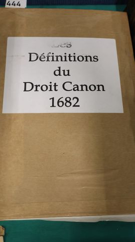 Les definitions du droit canon par M.F.C.D.M. Paris, Charles de S...
