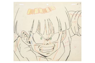 drawing of gohan from dragon ball gohan
