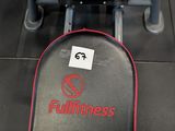 a black and red gym equipment on display in a store