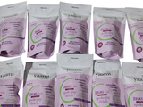 six packets of vitamin drink sit on top of each other