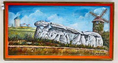 FRED BERNARD (1969-). Dolmens en Bretagne.