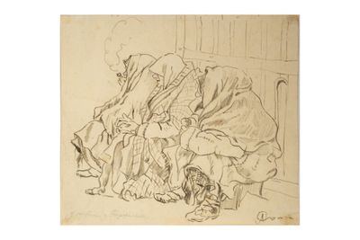 Léonide Romanovitch SOLOGUB (1884-1956) Attente hivernale Mi…