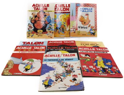 Lot Achille Talon Greg Dargaud 9 vols.