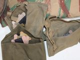 a pair of shoes and a pair of pants in a bag