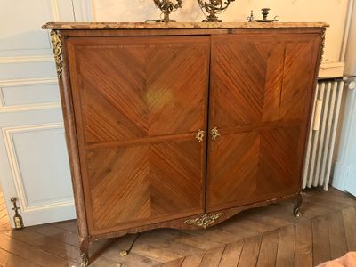 Armoire de chambre à coucher en placage de bois de rose, des…