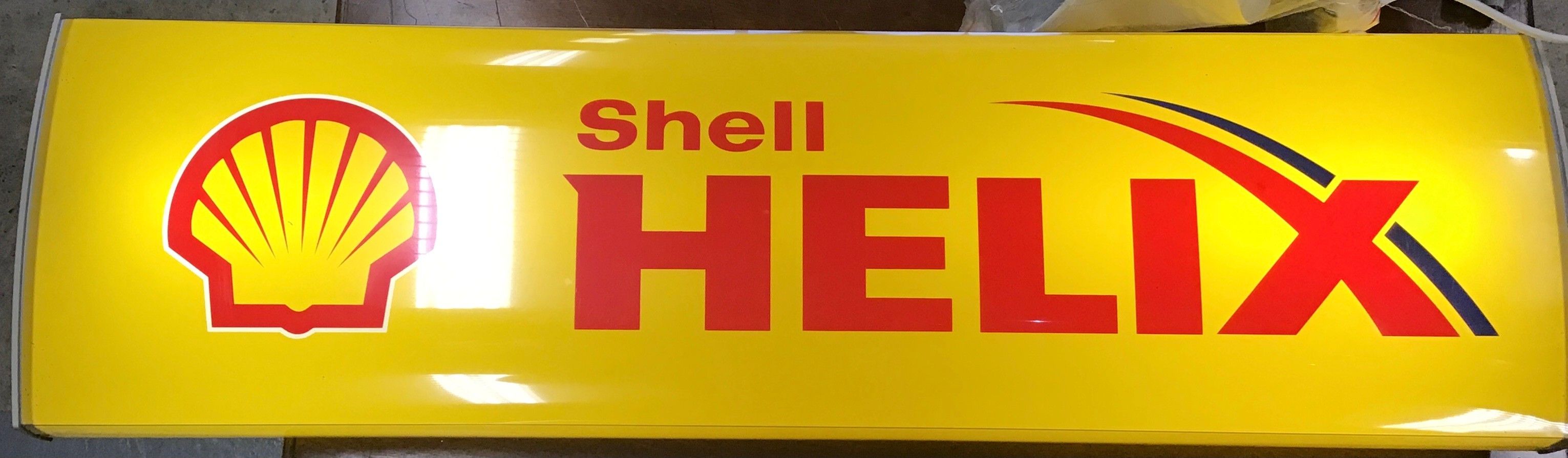 Enseigne lumineuse Shell Hélix fonctionnelle complète avec s…