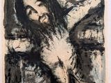 an image of a drawing of a man on a cross