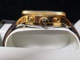a close up of a watch in a box