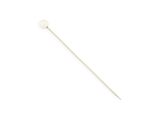 a white stick with a pearl on it on a white surface
