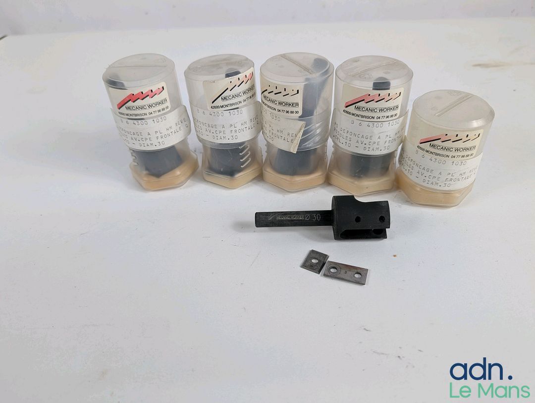 Lot de 5 porte-outils de défonçage à plaquettes réversibles …