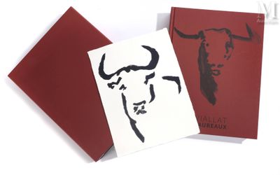 deux cartes sur lesquelles est représenté un taureau, sur un fond blanc