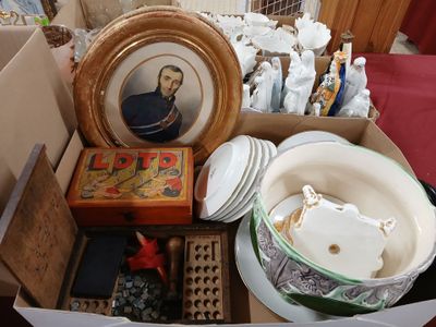 a box with a picture of a man on it