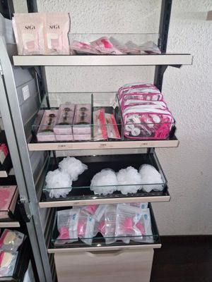 a lot of items that are on the shelves