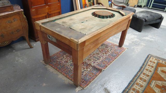 MAGISTER :  billard russe à restaurer entièrement H : 81 x 163 x ...