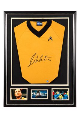 STAR TREK Maillot Star Trek sous cadre signé par William Sha…