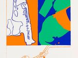 une image représentant un dessin d'un homme et d'une femme sur un skateboard