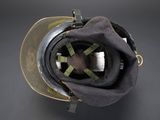 an image of a fireman ' s helmet on a black background