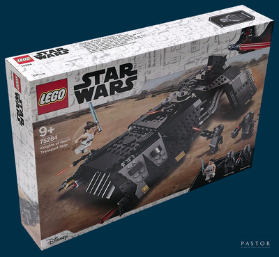 une boîte contenant un véhicule Lego Star Wars